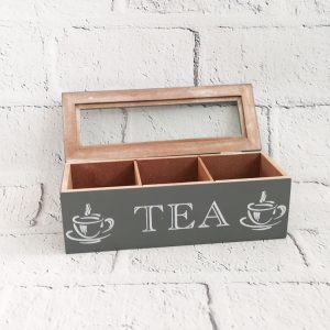 Pojemnik drewniany na herbatę